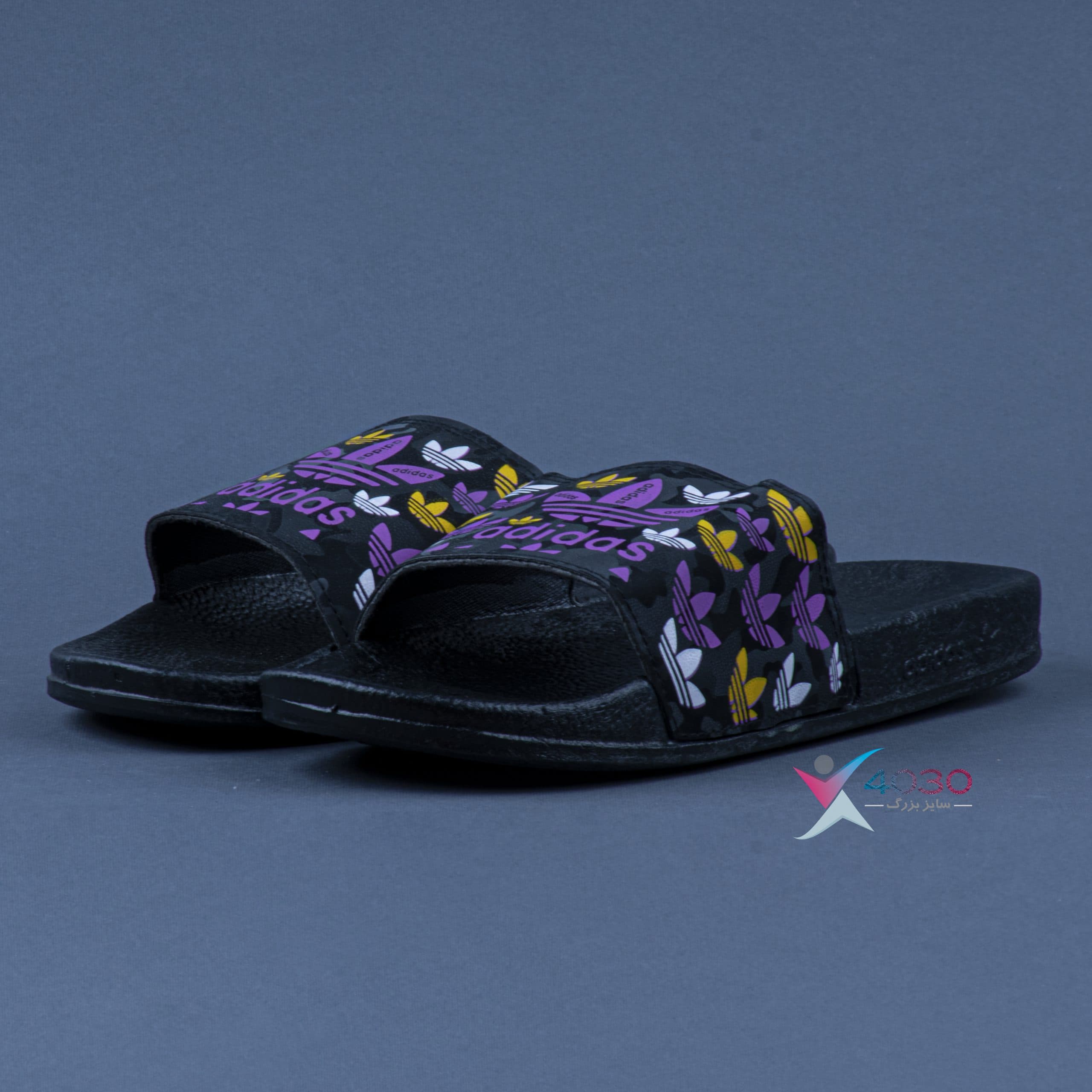 صندل Purple Adidas سایزبزرگ ( 7968 )