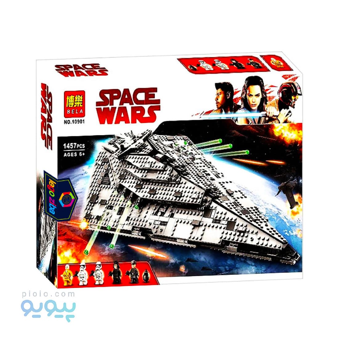 لگو ساختنی مدل SPACE WARS لاری کد 10901