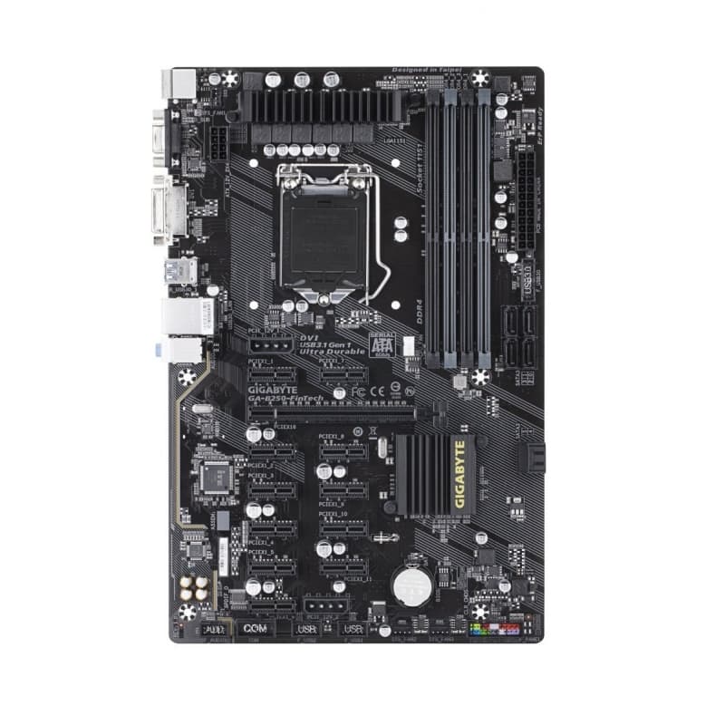 مادربرد ماینینگ گیگابایت GigaByte GA-B250-FinTech — تصویر ۲