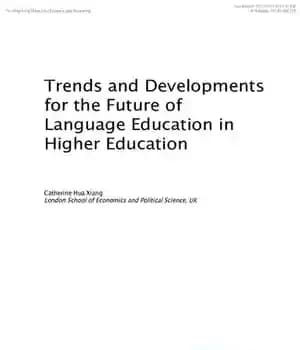 دانلود کتاب Trends and Developments for the Future of Language Education in Higher