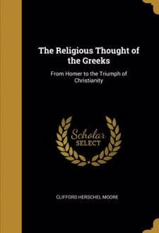 کتاب The Religious Thought of the Greeks