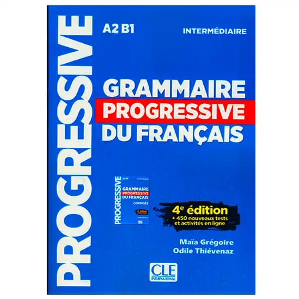 کتاب زبان GRAMMAIRE DU FRANCAIS INTERMEDIAIRE سطح A2 و B1