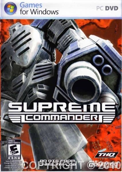 بازی کامپیوتر supreme commander 1 + forged alliance (Complete Edition)