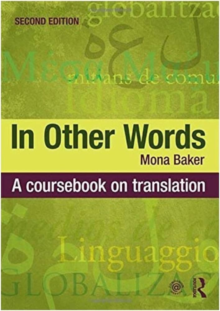 کتاب In Other Words A Coursebook on Translation second edition