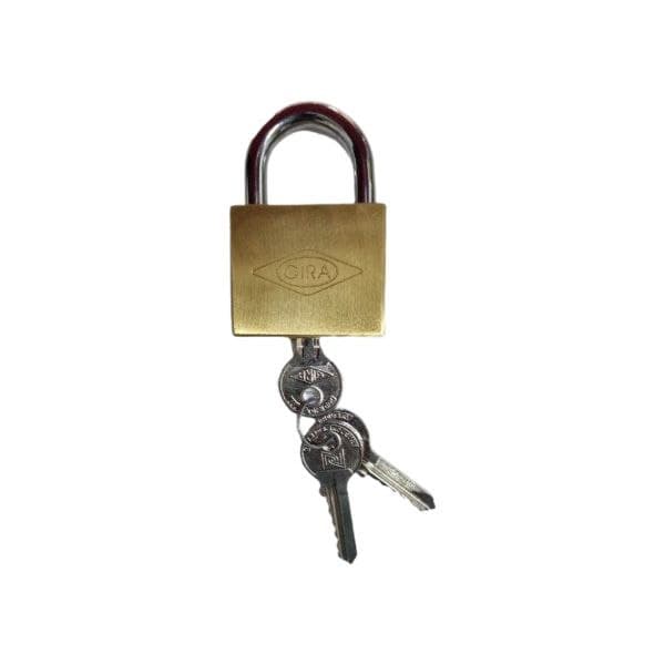 قفل آویز 50mm برند گیرا جنس برتجی