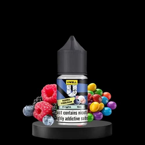 سالت آدامس توت فرنگی تمشک یوول (10میل) UWELL BERRIES BUBBLEGUM اورجینال