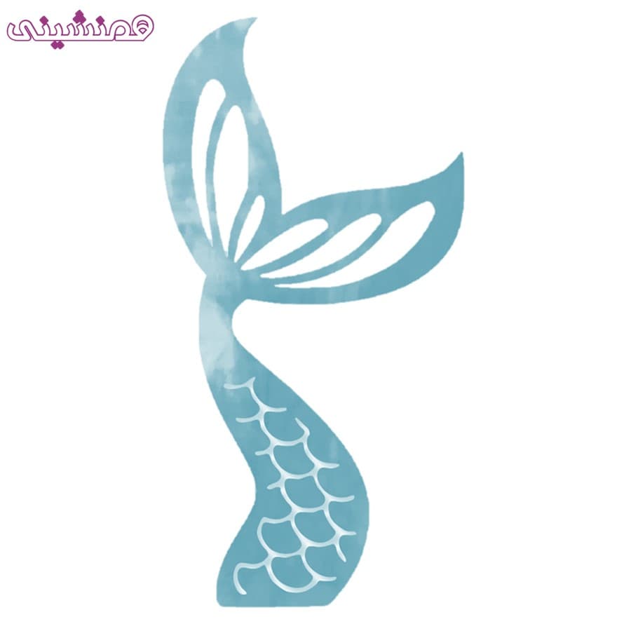 استند 60 سانتی جشن و تولد طرح پری دریایی کد 02