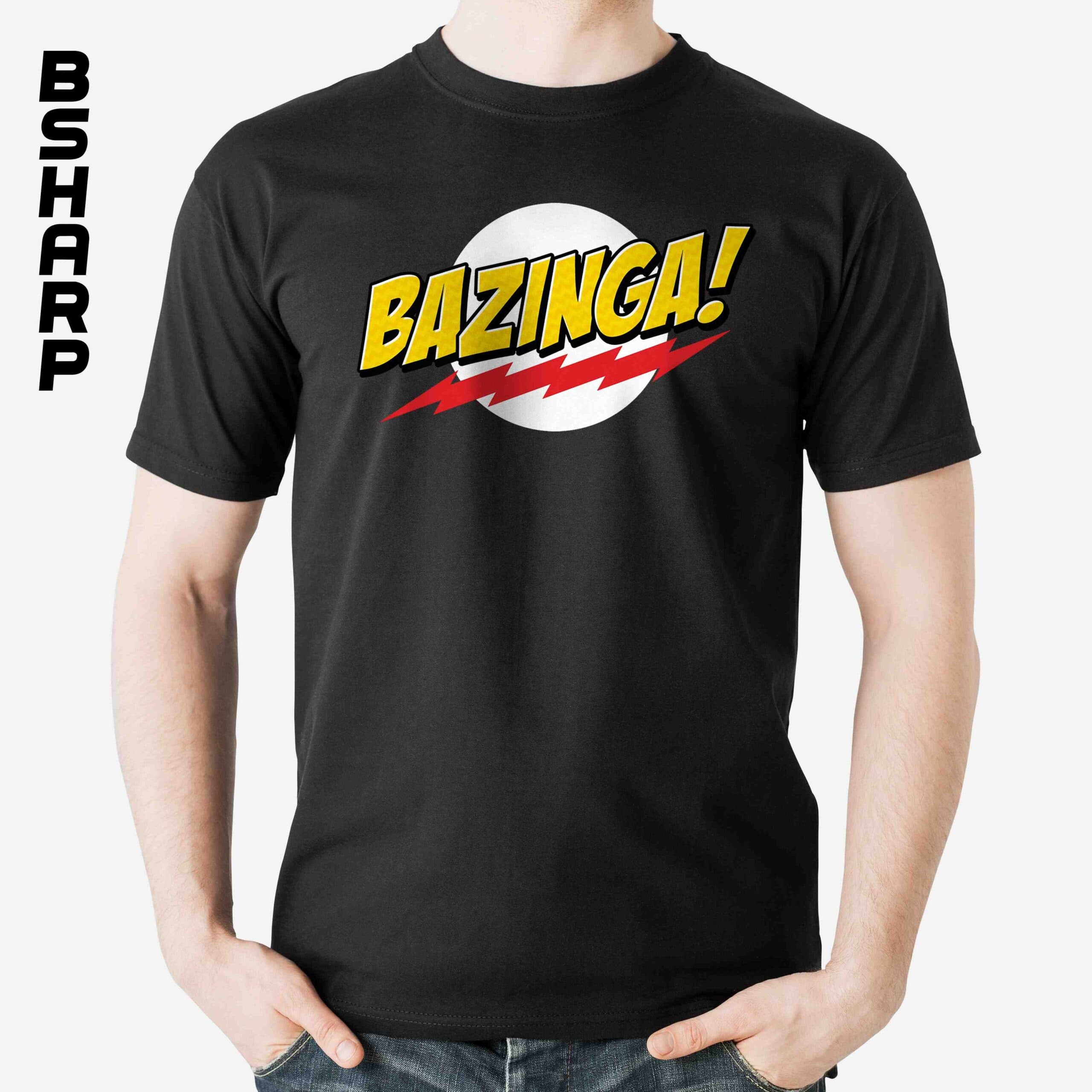تیشرت The Big Bang Theory طرح BAZINGA