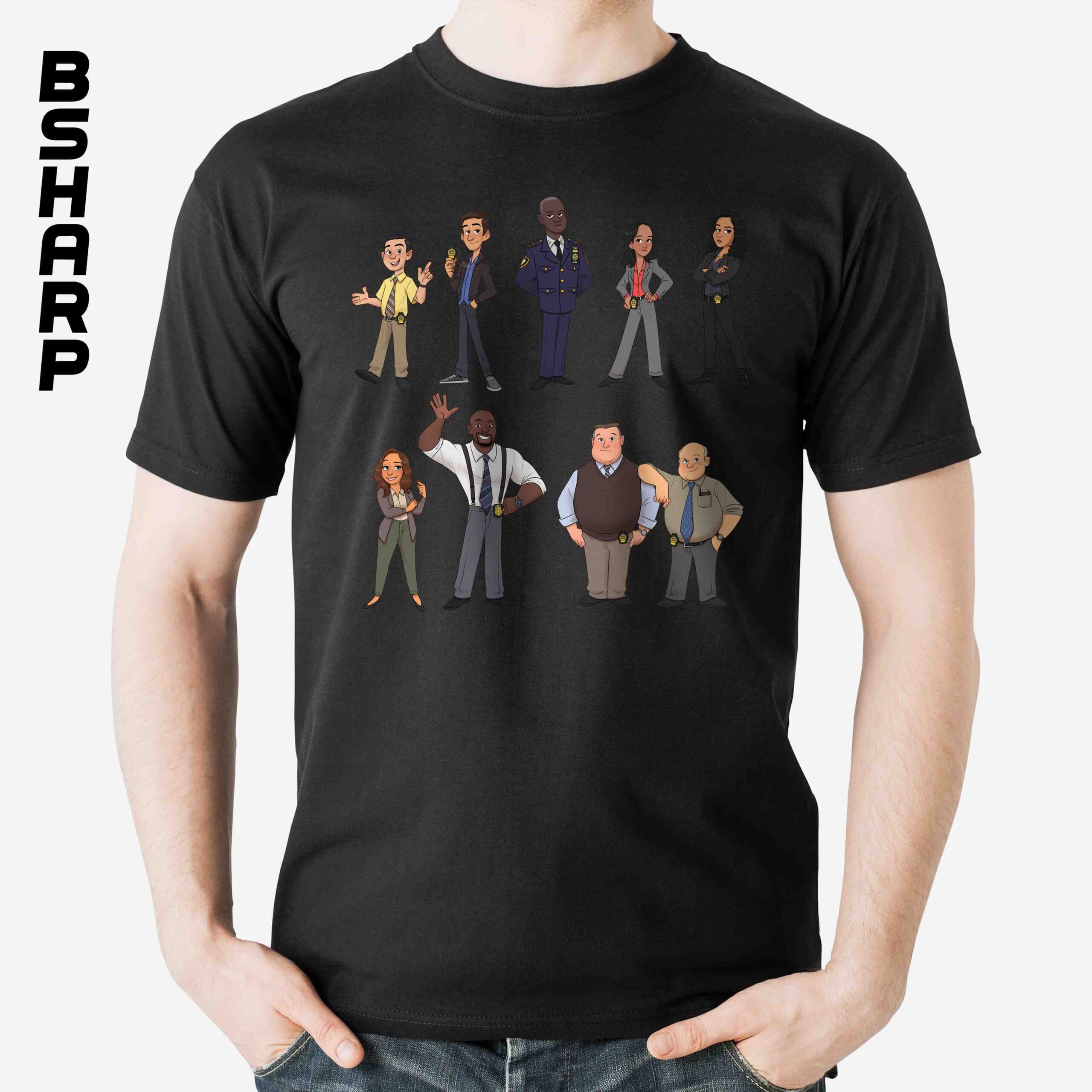تیشرت Brooklyn Nine Nine طرح شخصیت ها 2