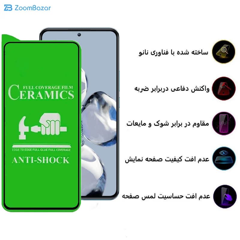 گلس سرامیکی اپیکوی مدل Ceramic unbreakable مناسب برای گوشی موبایل شیائومی Xiaomi 12T Pro / 12t / Mi 11T Pro / Mi 11T — تصویر ۶