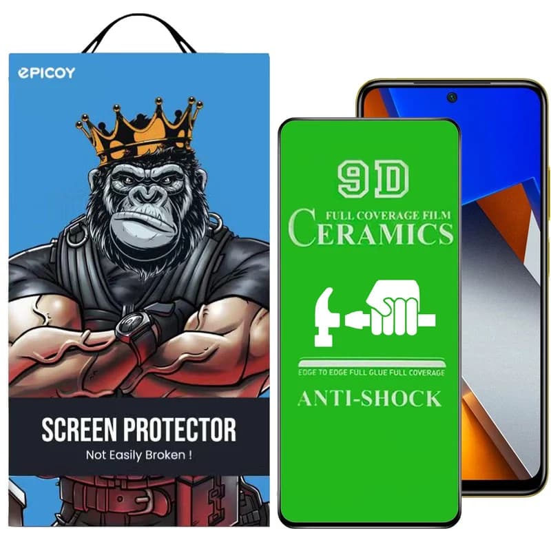 گلس سرامیکی اپیکوی مدل unbreakable مناسب برای گوشی موبایل شیائومی Poco M4 Pro 4G