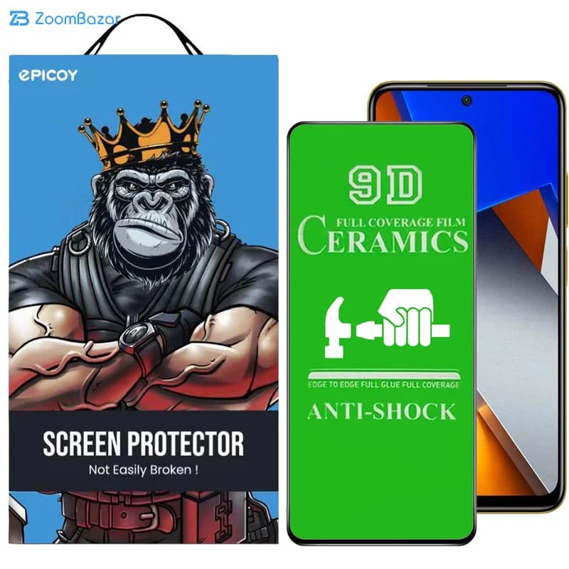 گلس سرامیکی اپیکوی مدل unbreakable مناسب برای گوشی موبایل شیائومی Poco M4 Pro 4G — تصویر ۳