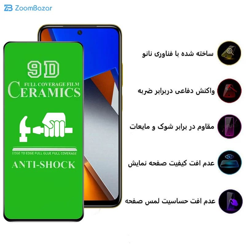 گلس سرامیکی اپیکوی مدل unbreakable مناسب برای گوشی موبایل شیائومی Poco M4 Pro 4G — تصویر ۸
