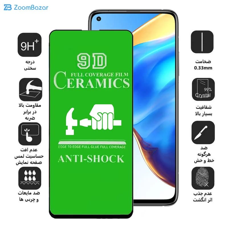 گلس سرامیکی اپیکوی مدل unbreakable مناسب برای گوشی موبایل شیائومی Mi 10T/Mi 10T Pro /Mi 10T Lite — تصویر ۳