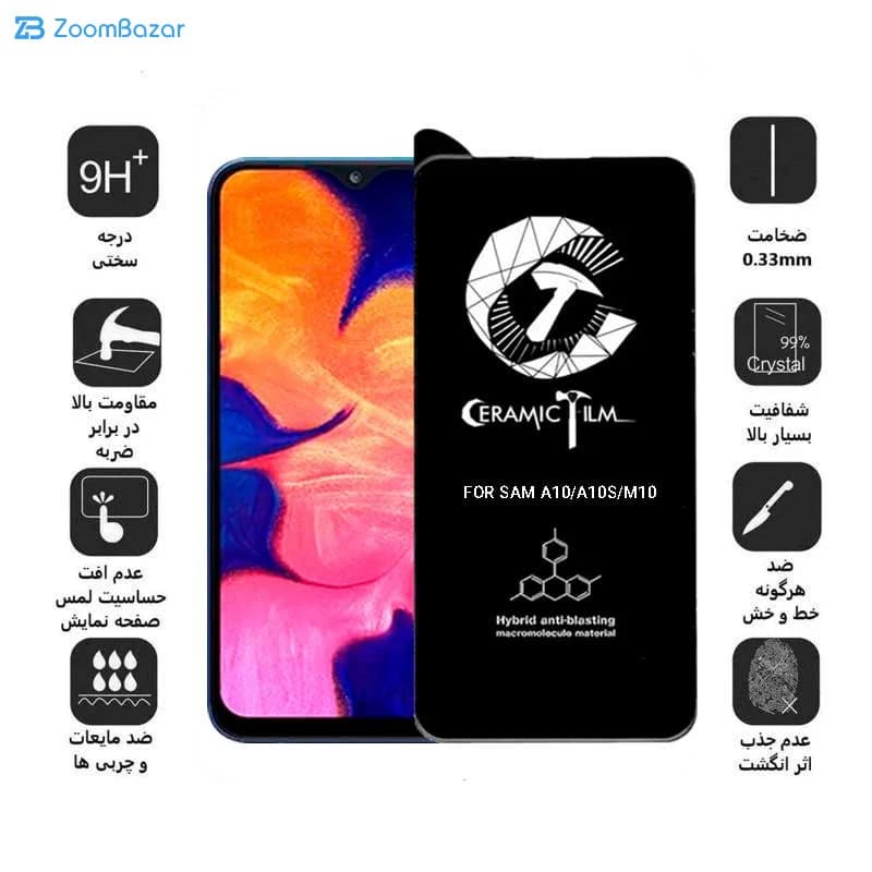 گلس سرامیکی اپیکوی مدل CR7 مناسب برای گوشی موبایل سامسونگ Galaxy A10/ A10s/ M10 — تصویر ۳