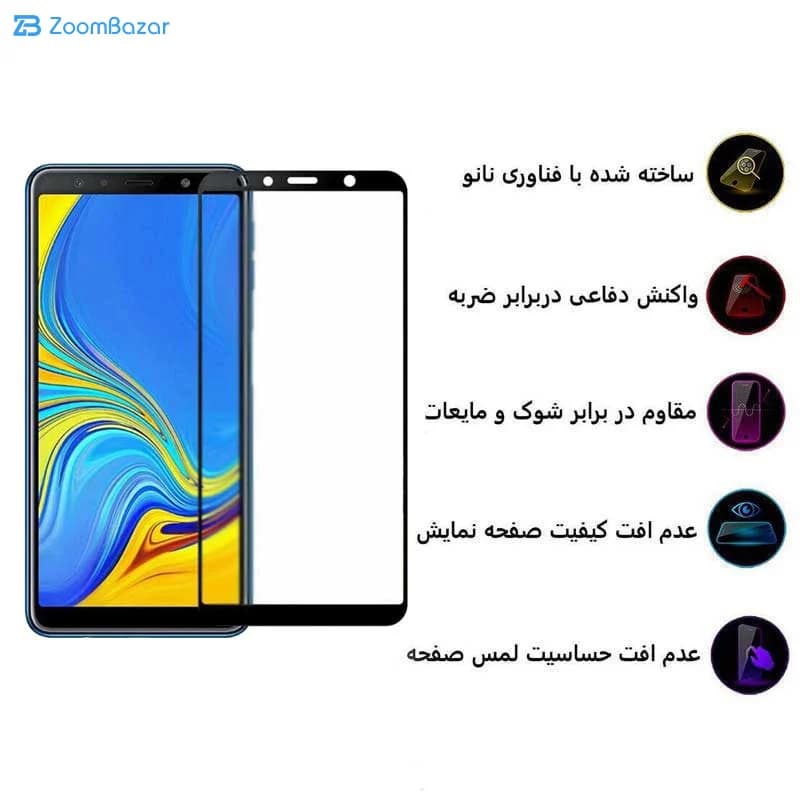 گلس مات اپیکوی مدل CR7-M مناسب برای گوشی موبایل سامسونگ Galaxy A7 2018/ J6 Plus — تصویر ۵