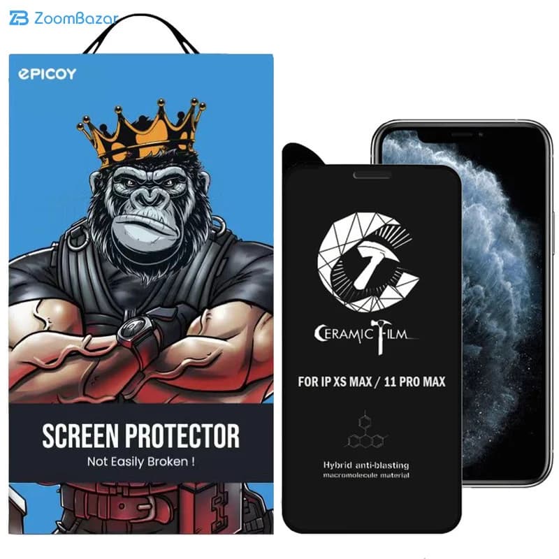 گلس سرامیکی اپیکوی مدل Crm مناسب برای گوشی موبایل اپل iPhone 11 Pro Max / XS Max — تصویر ۵