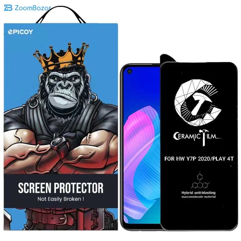 گلس سرامیکی اپیکوی مدل CRM مناسب برای گوشی موبایل هوآوی Y7P 2020 /PLAY 4T — تصویر ۲