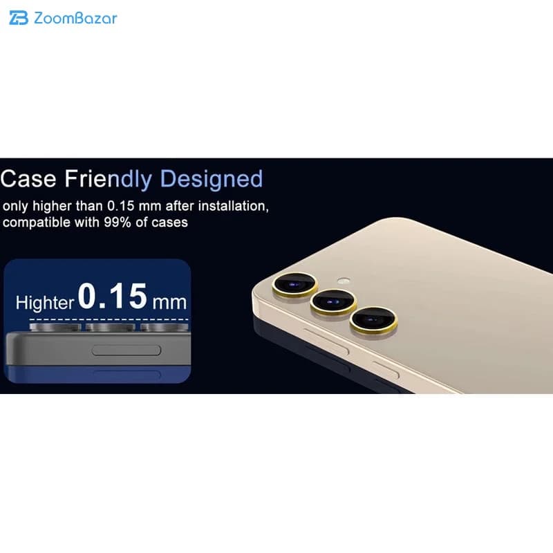 محافظ لنز دوربین اپیکوی مدل HD-ColorLenz مناسب برای گوشی موبایل سامسونگ Galaxy S24 Plus — تصویر ۳