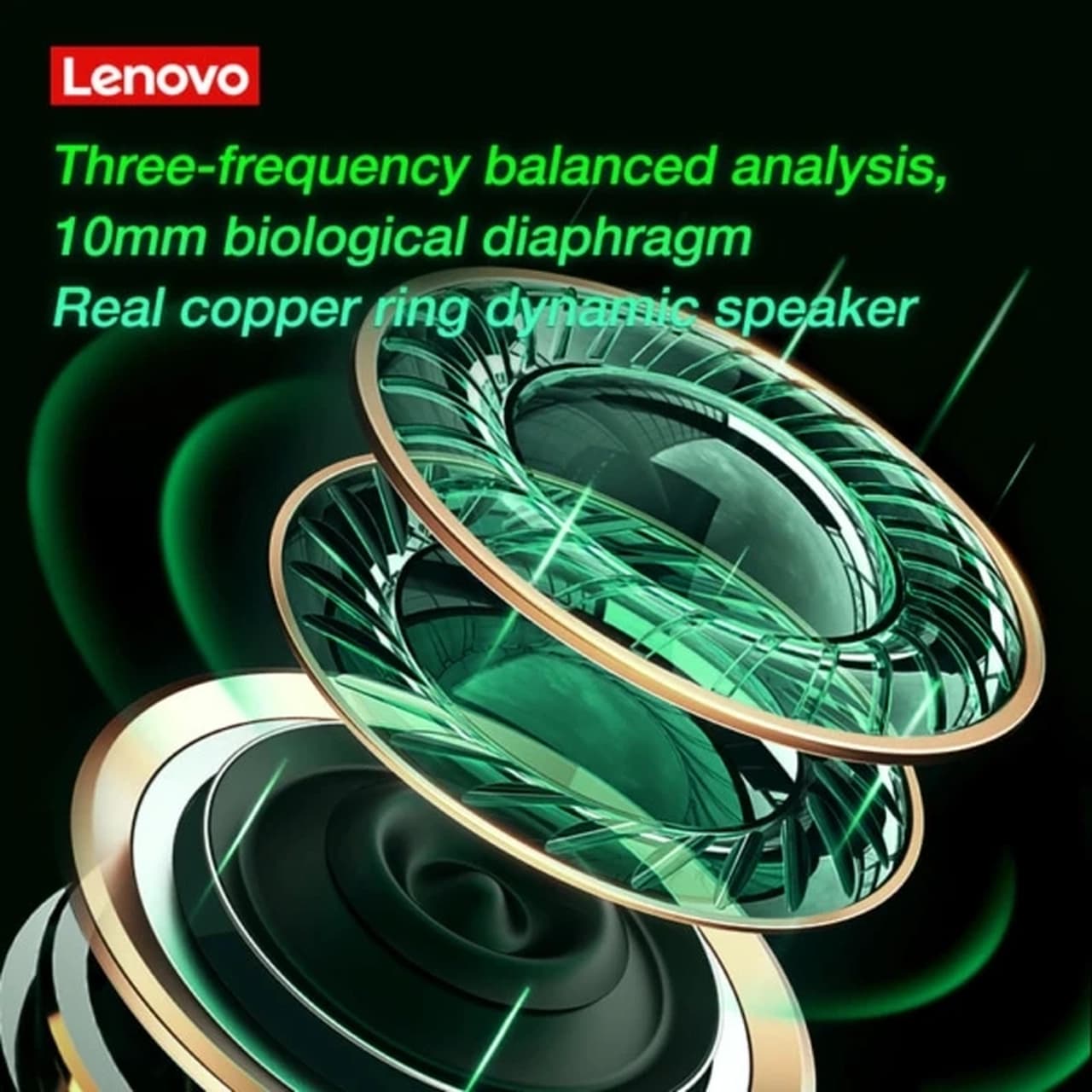 ایرفون بی سیم Lenovo مدل XT92 – مشکی – RH — تصویر ۶