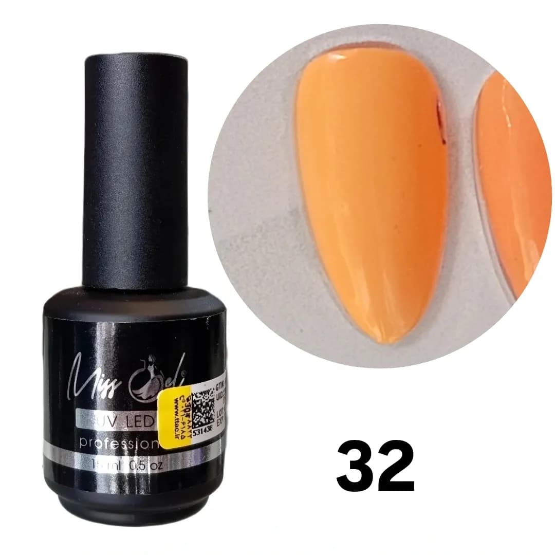 ژل لاک میس ژل شماره 32 Miss Gel