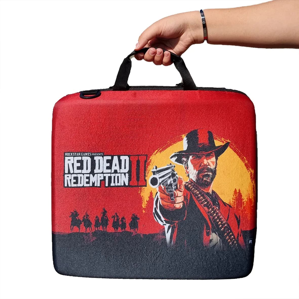کیف PS4 Slim و PS4 fat طرح Red Dead Redemption 2