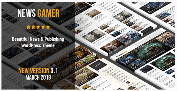 قالب وردپرس News Gamer