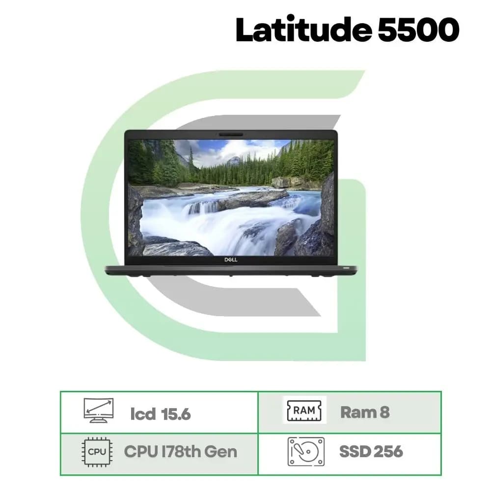 لپ تاپ استوک Latitude 5500 core i7 Dell