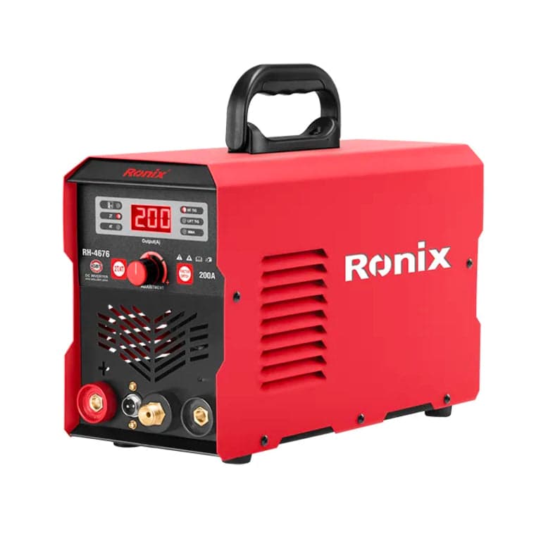 دستگاه جوش اینورتر 200 آمپر TIG MMA رونیکس مدل RONIX RH-4676