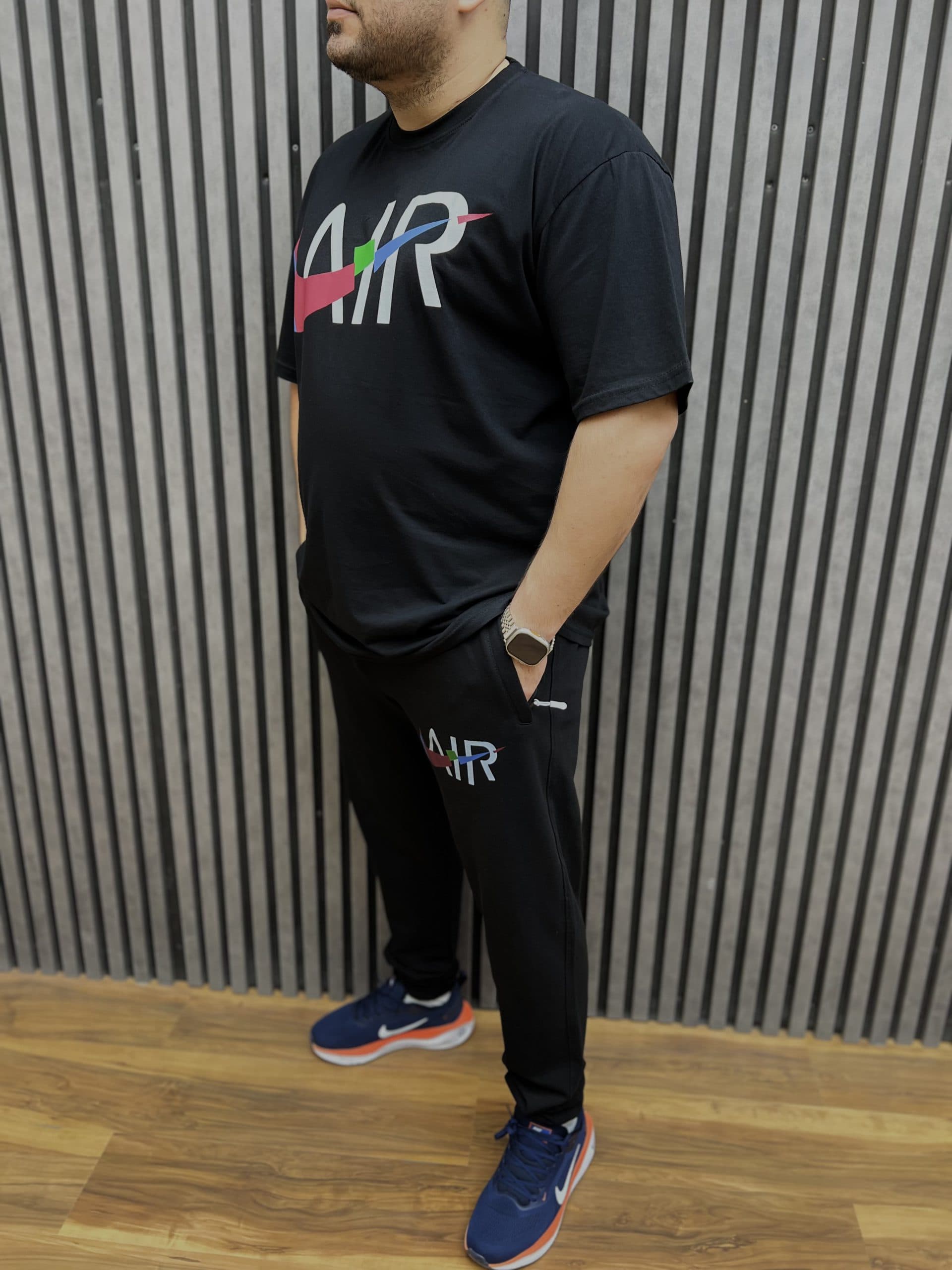 ست تیشرت و شلوار نایک ایر NIKE AIR سایزبزرگ ( 8141 ) — تصویر ۳