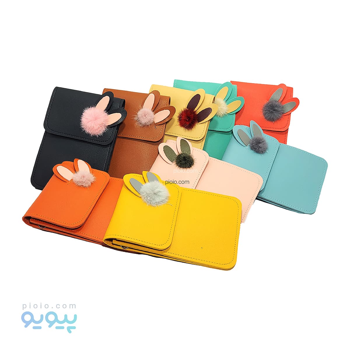 کیف موبایل دوشی چرم فانتزی خرگوشی