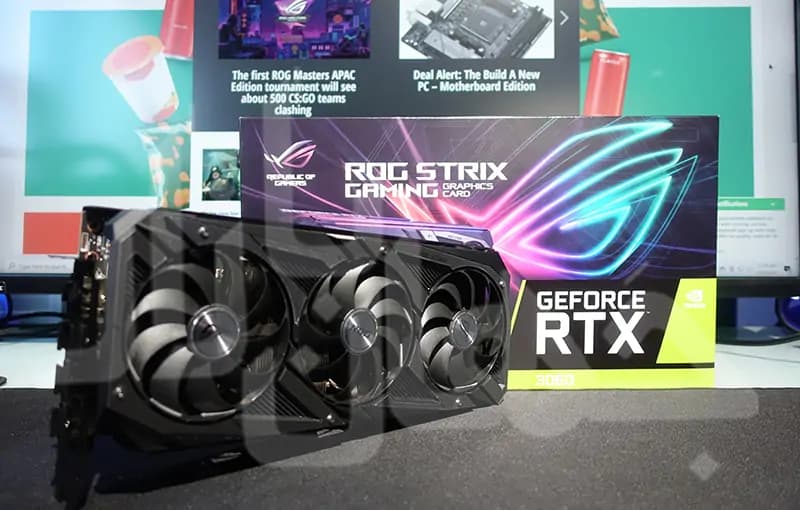 کارت گرافیک استوک گیمینگ ایسوس ROG STRIX RTX 3060 TI 8G — تصویر ۲