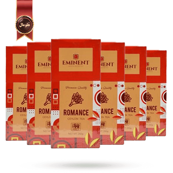 6 بسته چای امیننت eminent مدل رومنس romance وزن 250 گرم (اورجینال)