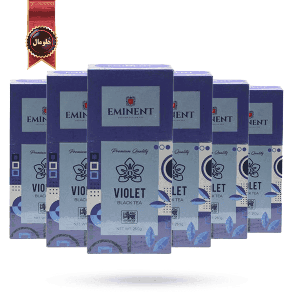 6 بسته چای امیننت eminent مدل ویولت violet وزن 250 گرم (اورجینال)