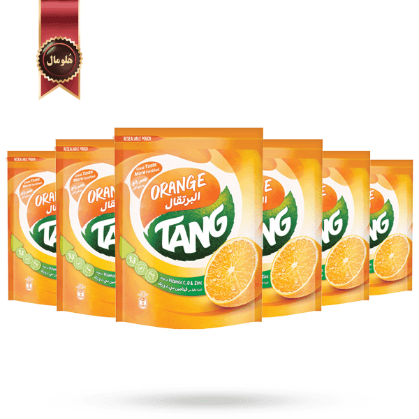 6 بسته پودر شربت تانج tang مدل پرتقال orange وزن 375 گرم (اورجینال)