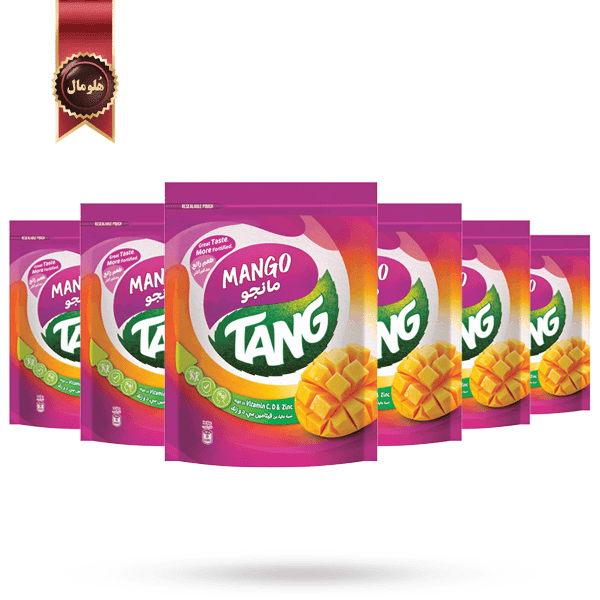 6 بسته پودر شربت تانج tang مدل انبه mango وزن 375 گرم (اورجینال)