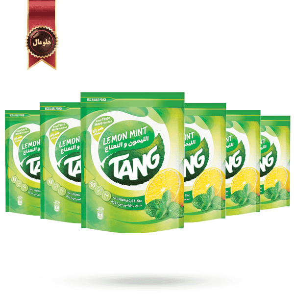 6 بسته پودر شربت تانج tang مدل لیمو نعنا lemon mint وزن 375 گرم (اورجینال)