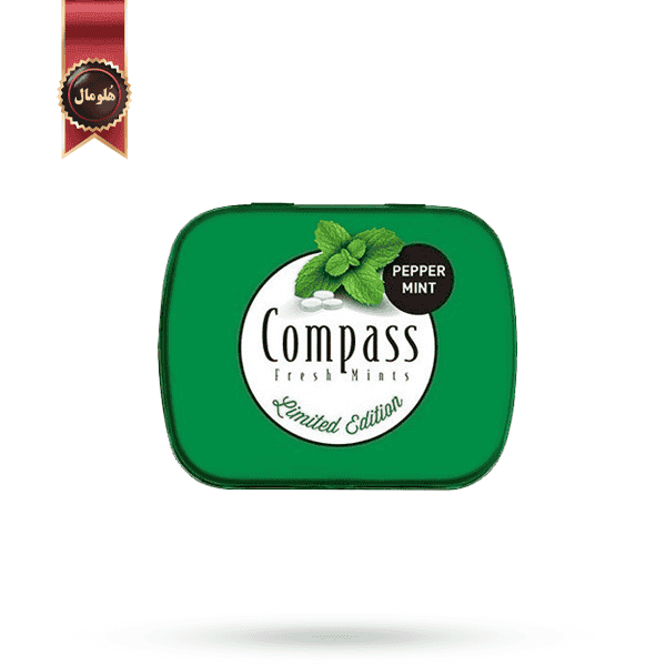قرص خوشبوکننده دهان کامپس compass مدل نعنا تند Pepper mint (اورجینال)