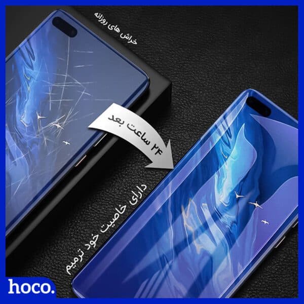 گلس تبلت لنوو Tab P12 Pro مدل نانو هیدروژل شفاف برند هوکو — تصویر ۶