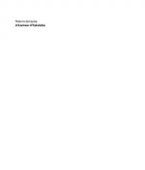 دانلود کتاب A Grammar of Kakataibo