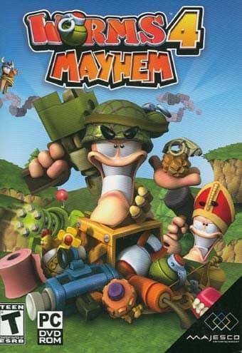 بازی کامپیوتر worms mayhem