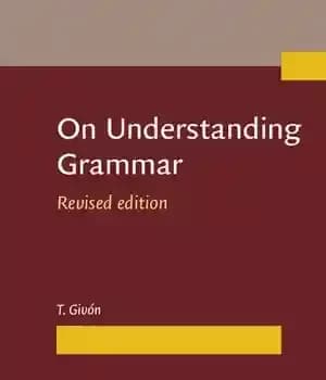 دانلود کتاب On understanding grammar