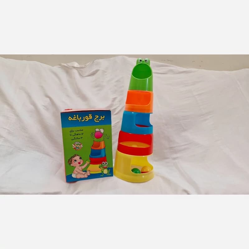 بازی فکری سرگرمی مدل برج قورباغه