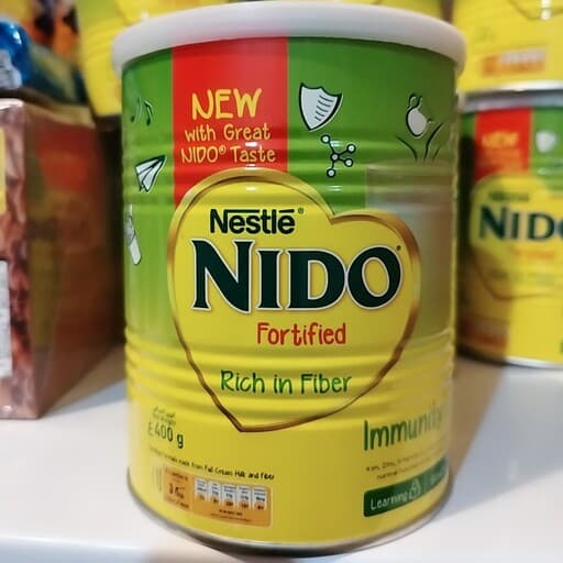 نیدو نستله 400 گرمی Nido Nestle | محصولات خوراکی خارجی | آمریکایی | اروپایی | عربی | اماراتی | دبی | محصولات خوراکی اصل | محصولات خوراکی ارجینال | محصولات ارگانیک