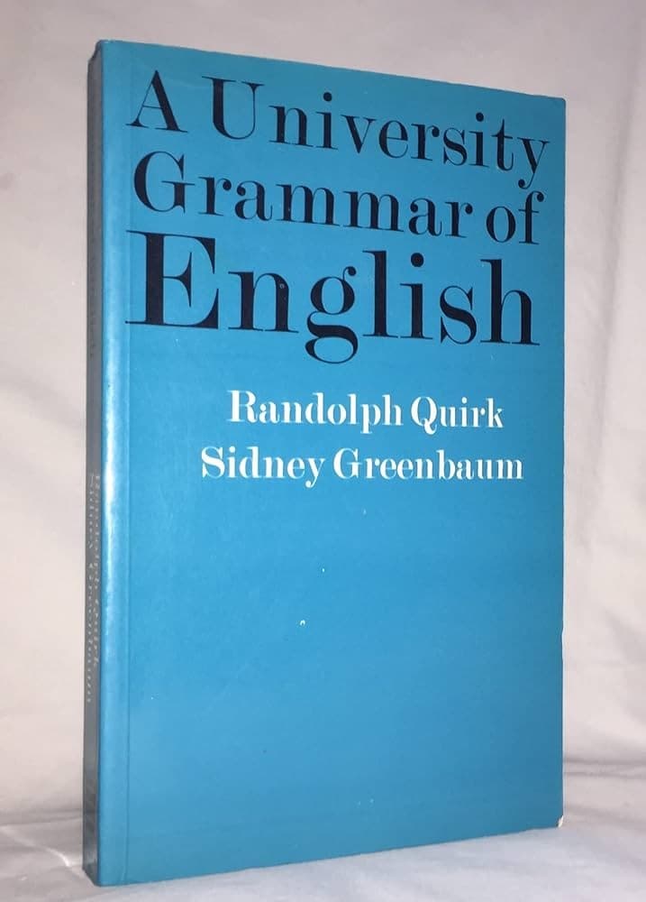کتاب A University grammar of English