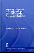 و دانلود نسخه کامل کتاب زبان اصلی Exploring language pedagogy through second language acquisition research PDF | کتاب خارجی | مقاله خارجی