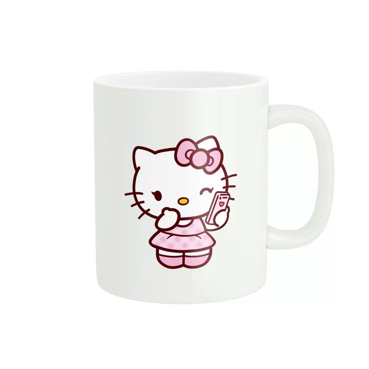ماگ مدل فانتزی طرح hello kitty کد 21