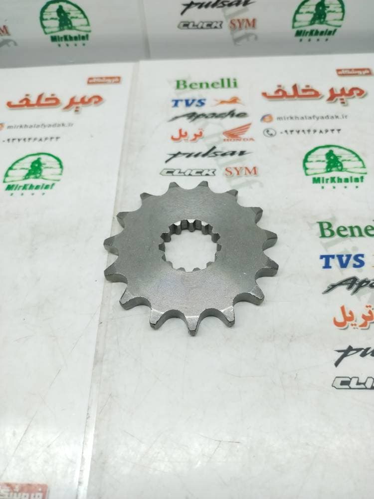 دنده (طبق) زنجیر جلو موتور تریل روان (سایز 428)