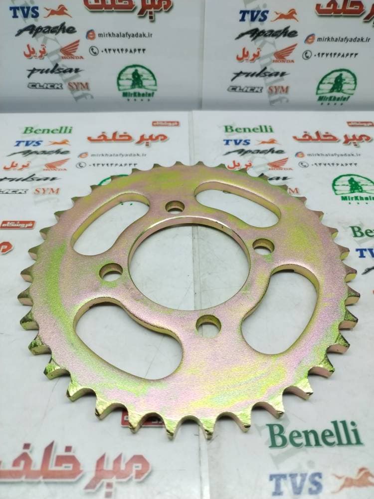 دنده (طبق) زنجیر چرخ عقب موتور بی کلاچ طرح ویو