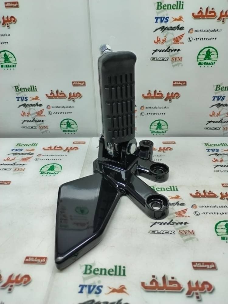 براکت جا پایه جلو سمت چپ همراه جا پایه (پدال دنده) موتور sym گالکسی na اصلی